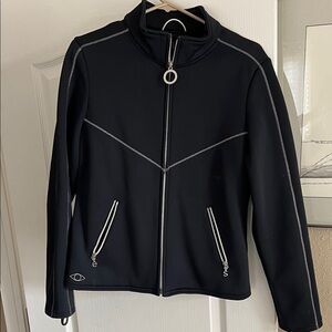 Erin Snow Black Women's Jacket with Zipper Details